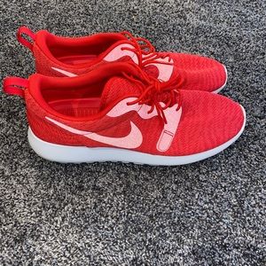 Reflective Red Nike Roshe One Size 13